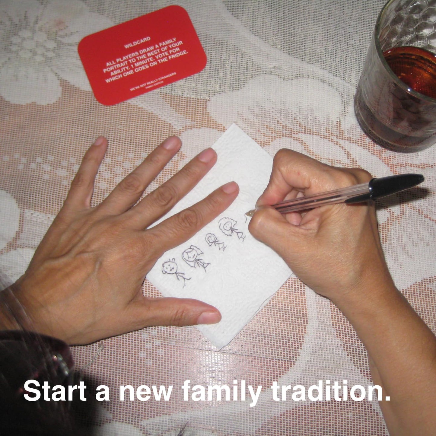 WE'RE NOT REALLY STRANGERS Family Edition Card Game – 150 Conversation Cards for Adults, Teens & Families | 2-6 Players