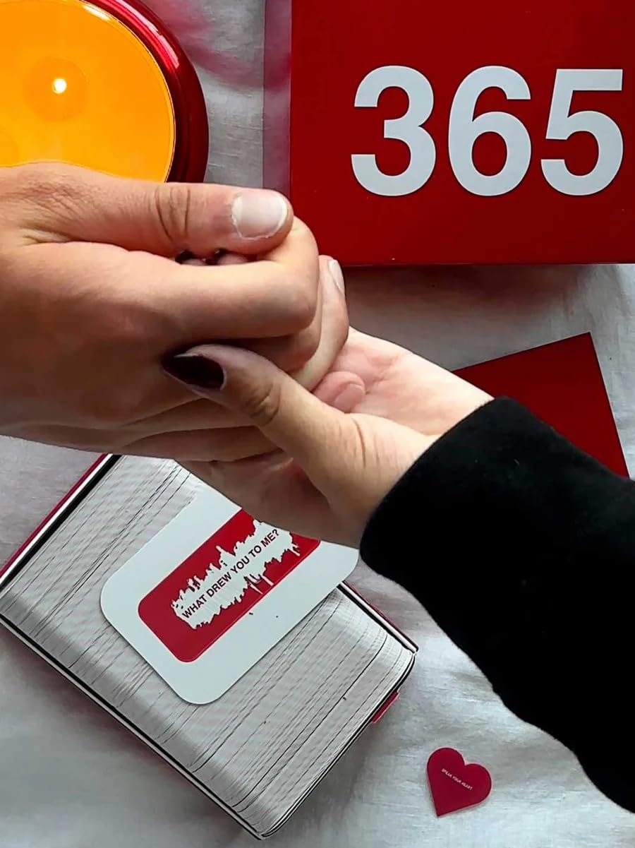 WE'RE NOT REALLY STRANGERS 365 Card Game for Couples — Daily Scratch-Off Prompts (Ages 18+, 2 Players)