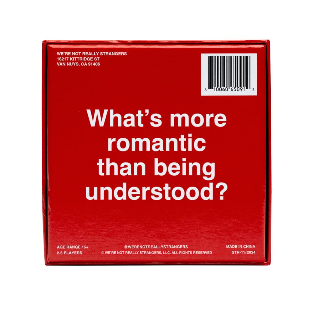 WE'RE NOT REALLY STRANGERS Couples Edition – 150 Conversation Cards