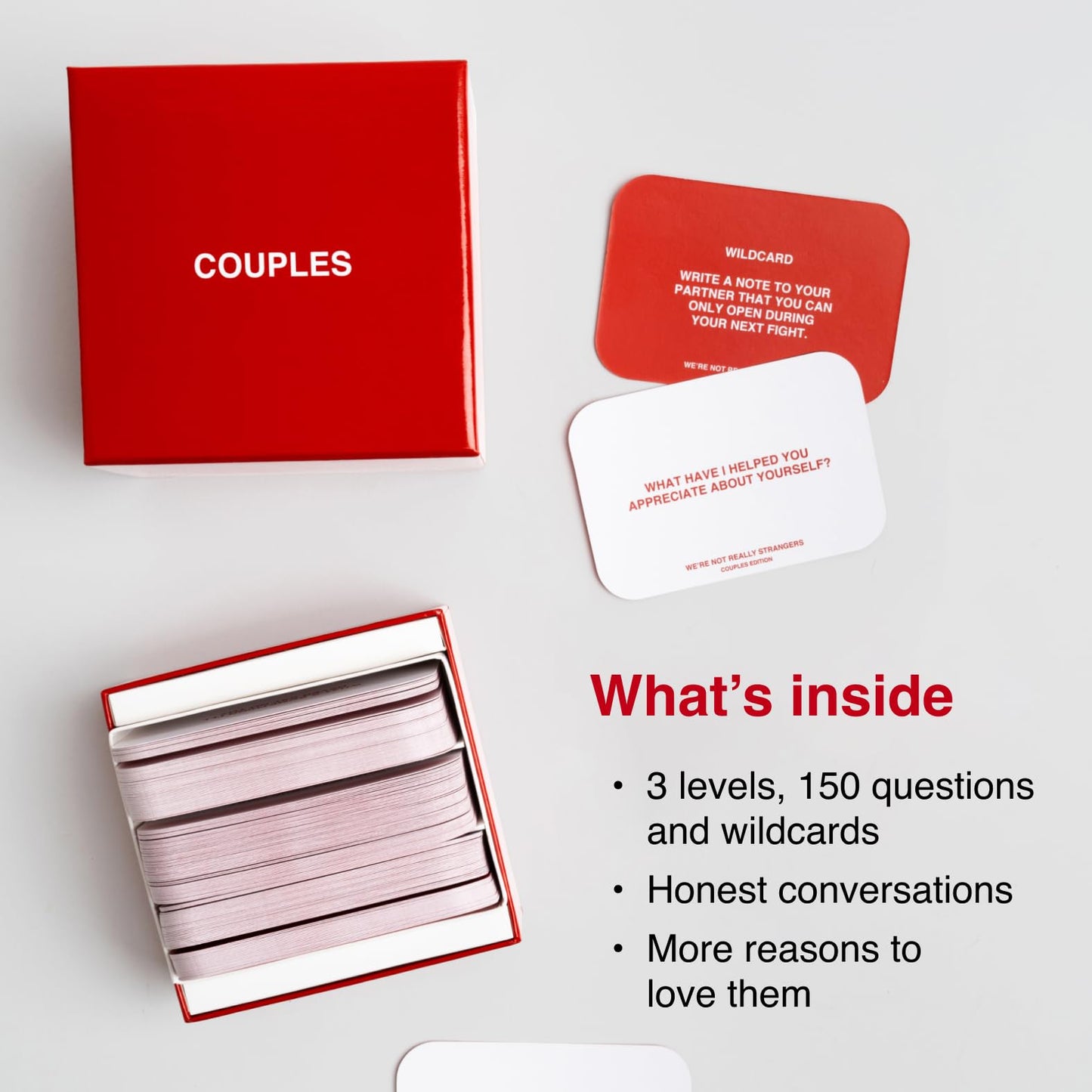WE'RE NOT REALLY STRANGERS Couples Edition – 150 Conversation Cards