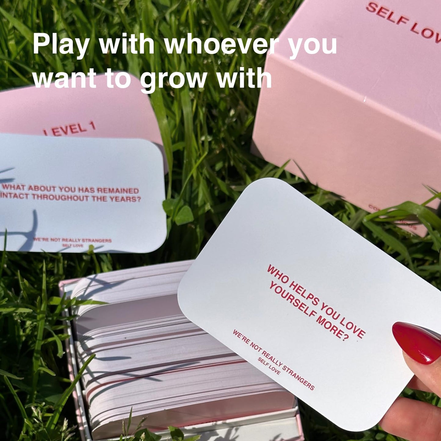 WE'RE NOT REALLY STRANGERS Self-Love Edition Card Game – Self-Discovery & Empowerment for 15+, 1-6 Players