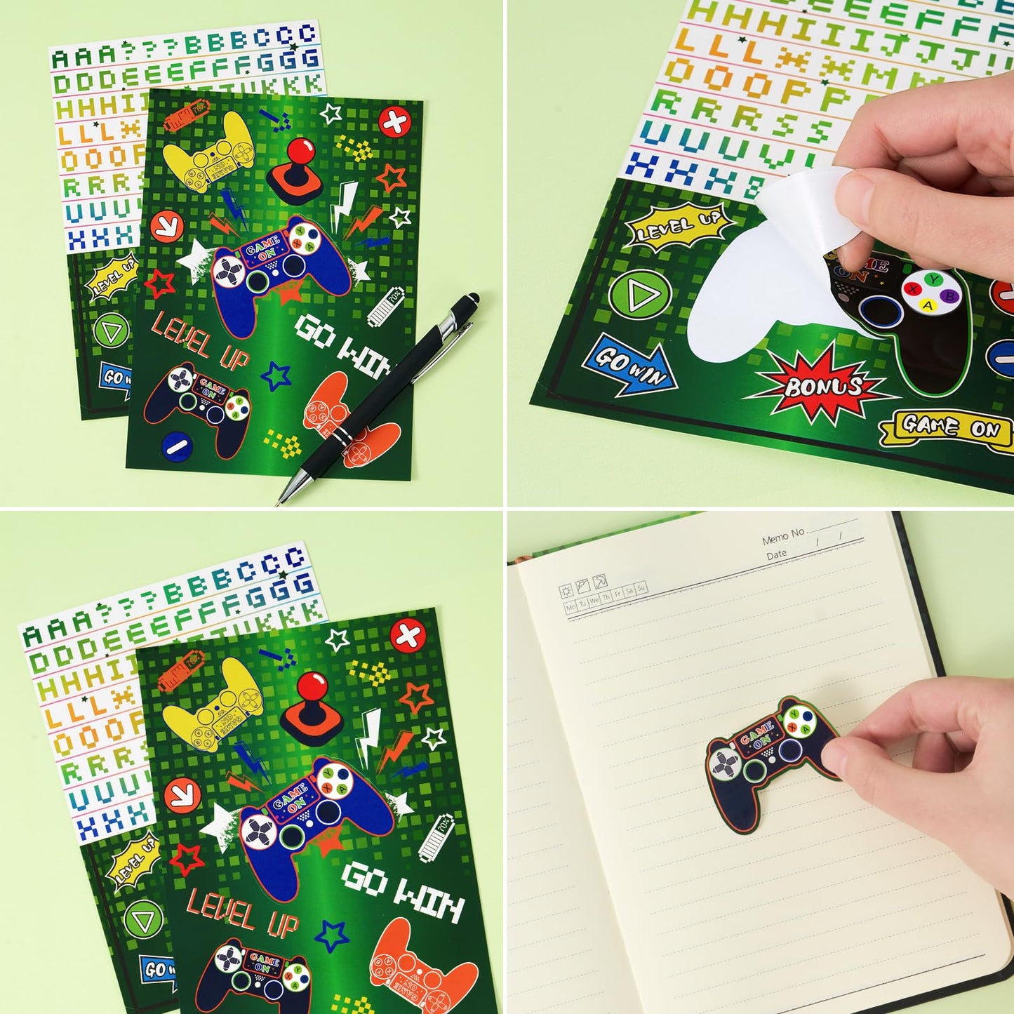 WERNNSAI Luminous Kids Diary for Boys – Secret Lock Journal, A5 Gift Set
