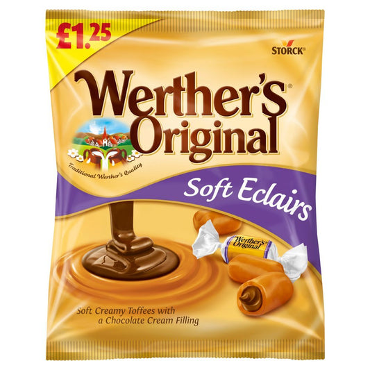 Werther's Original SOFT Eclairs 100g (Box of 12)