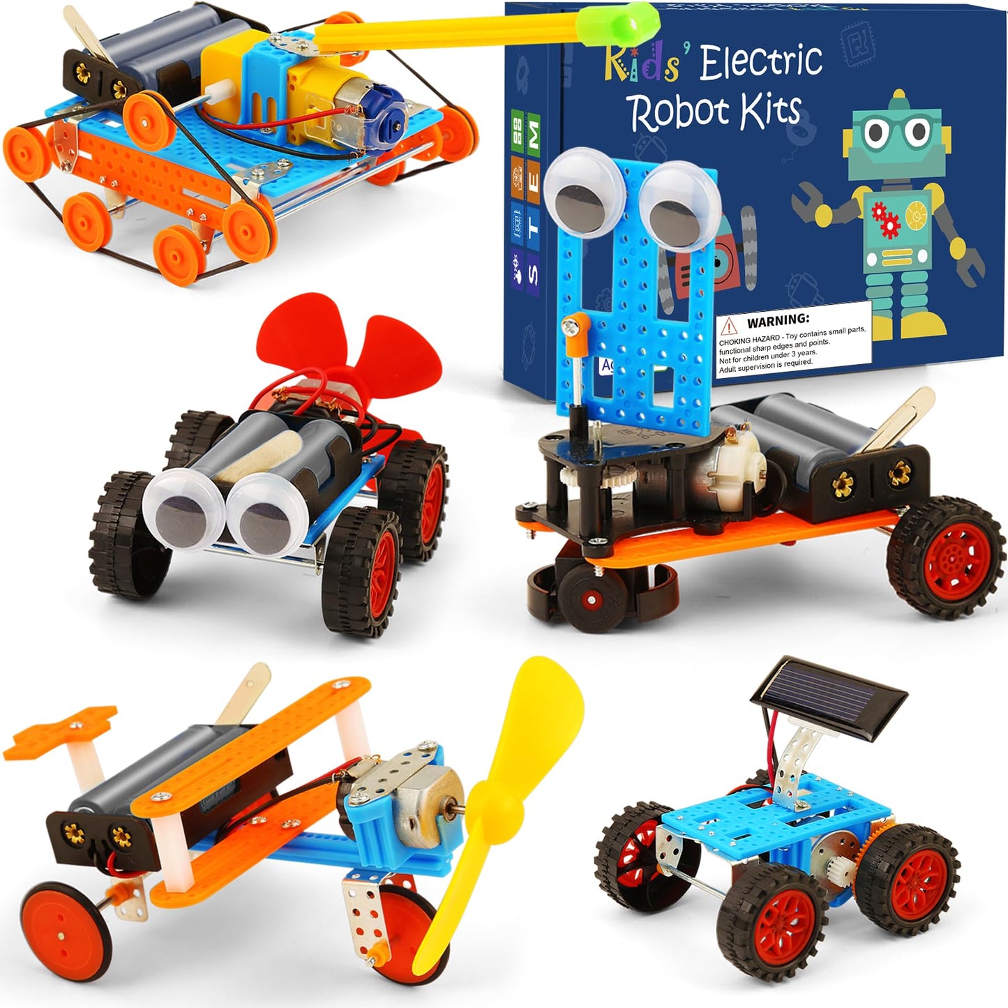 WESAYEE STEM Robotics Kit for Kids 8-12 — Build 5 Robots & More