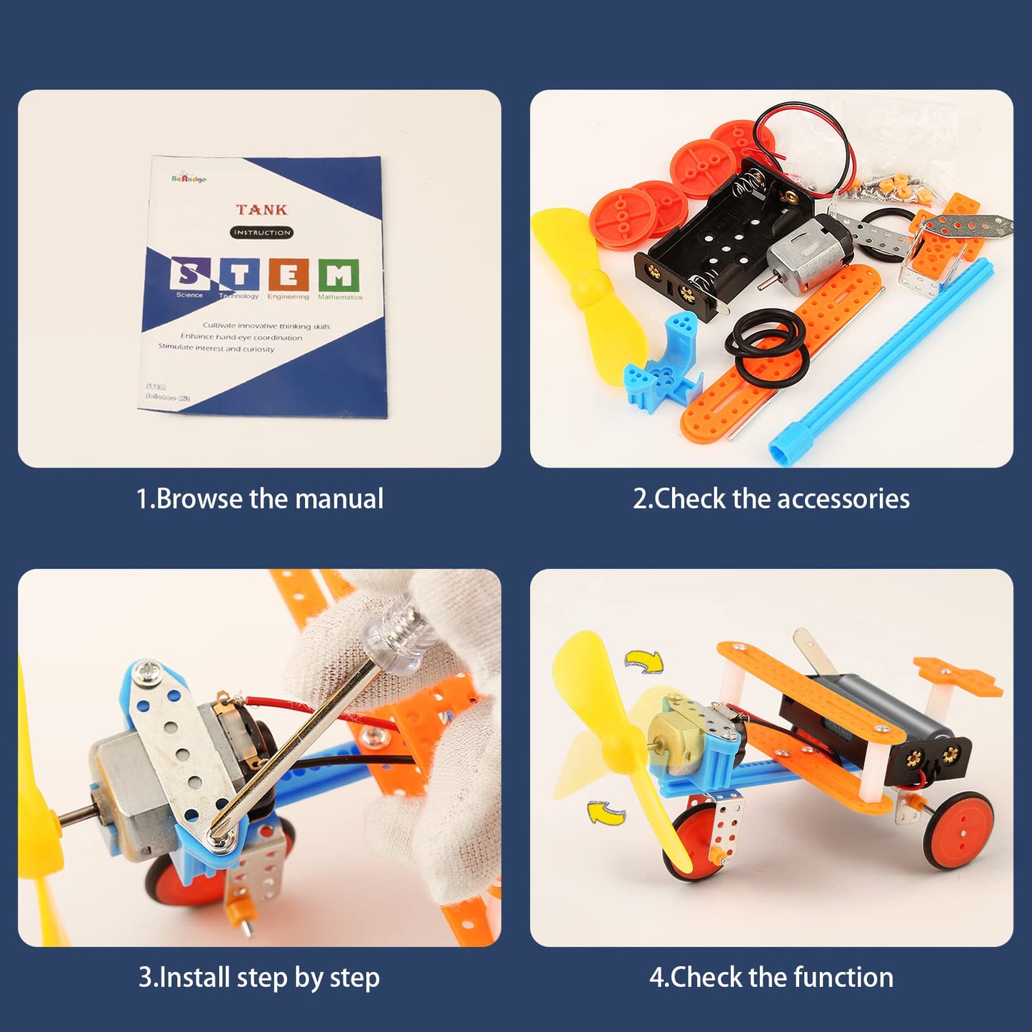 WESAYEE STEM Robotics Kit for Kids 8-12 — Build 5 Robots & More