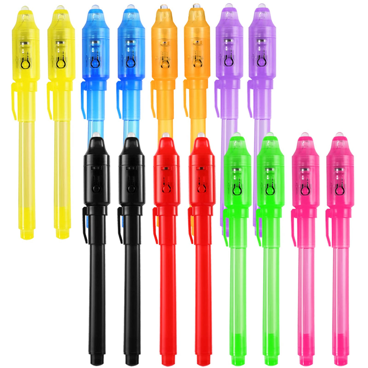 WEST STORY 16PCS Invisible Ink Spy Pen Set – Secret Messages & Party Favors for Kids
