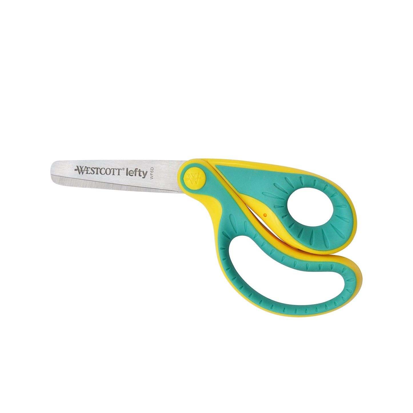 Westcott E-22003 00 Ergo JR Left-Handed Kids Scissors – 5.3 cm Blade, Soft Grip (13.3 cm)