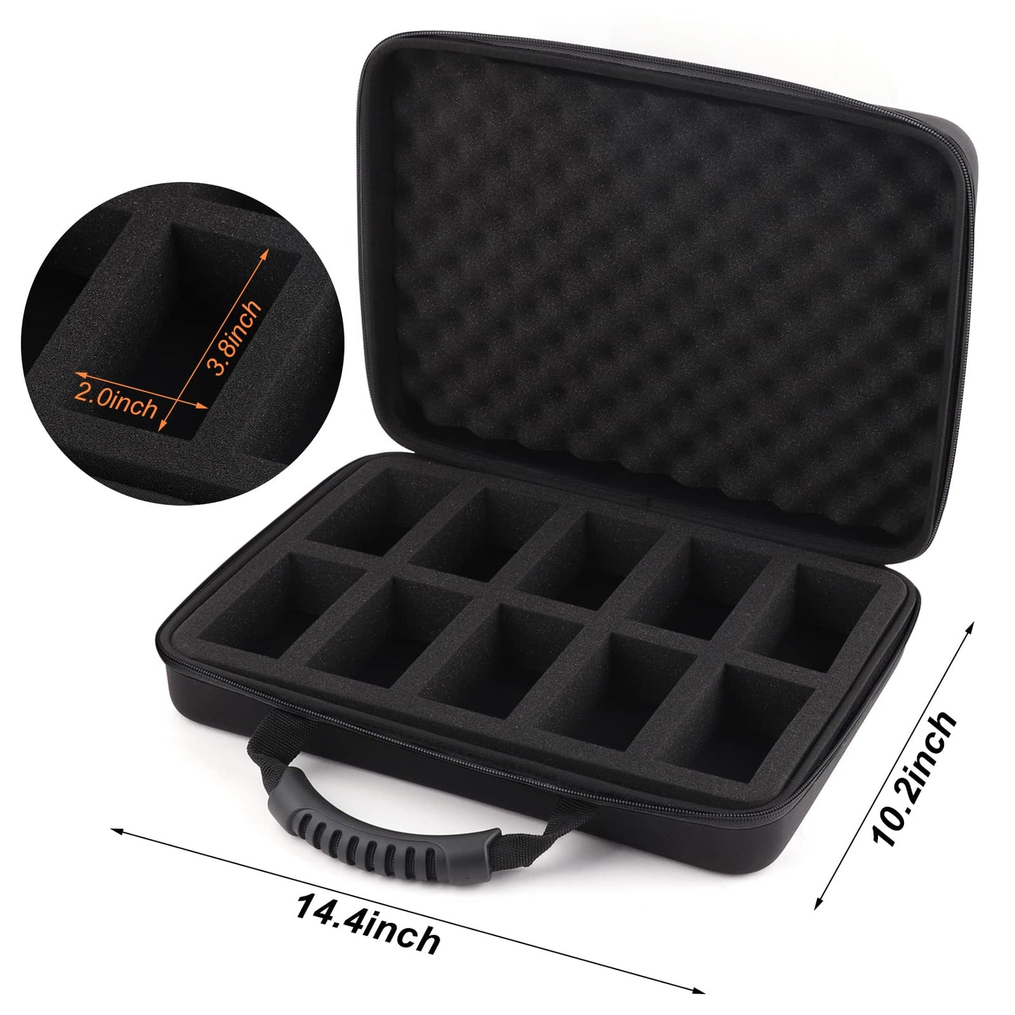 Wevbsiy 1200-2200 Card Case — Durable Travel Storage for Cards Against Humanity, Pokemon, MTG & Sports Cards