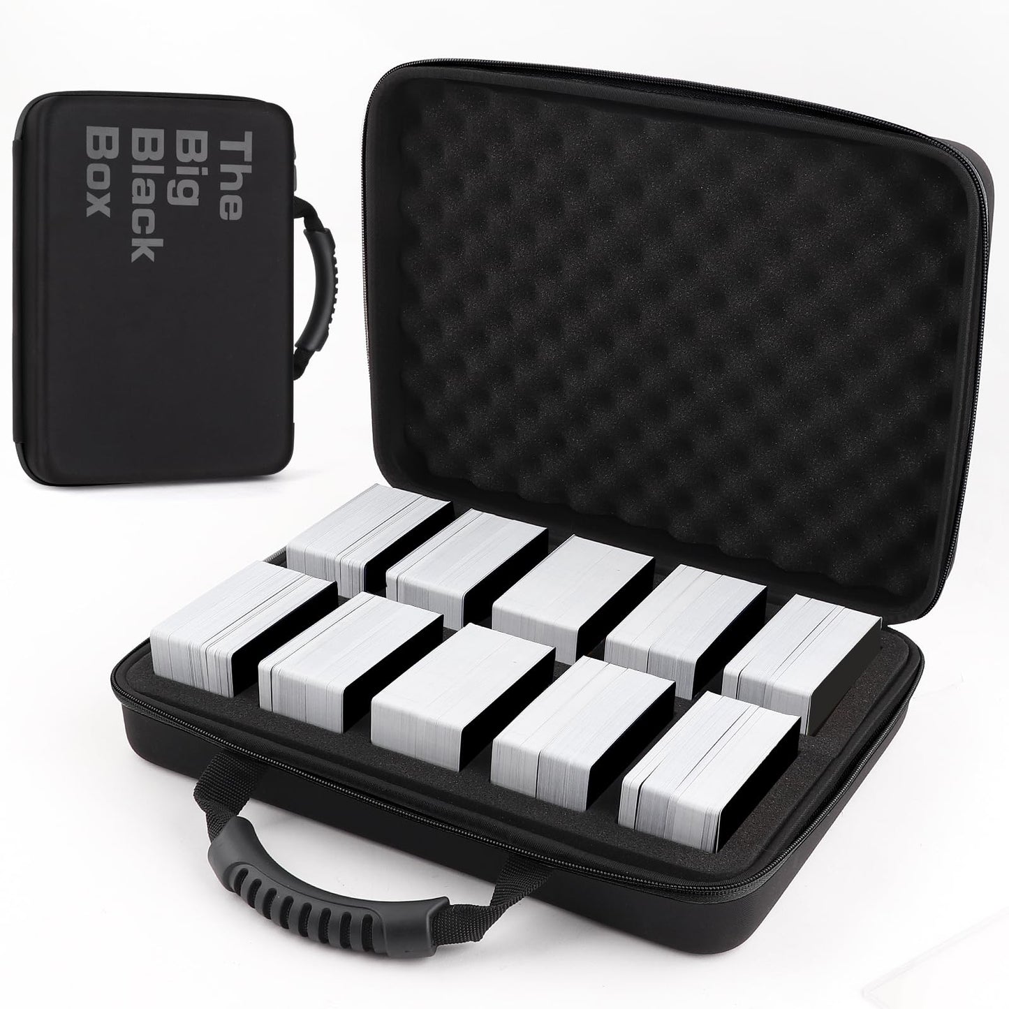 Wevbsiy 1200-2200 Card Case — Durable Travel Storage for Cards Against Humanity, Pokemon, MTG & Sports Cards