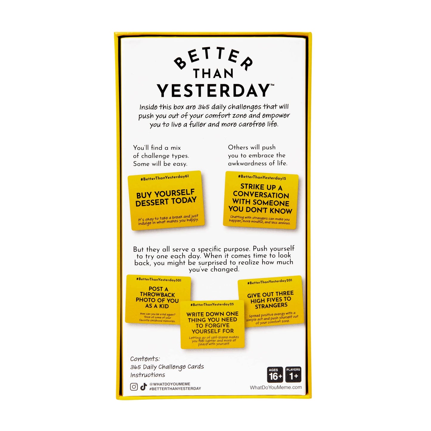 What Do You Meme? Better Than Yesterday – Mindfulness Card Game by Case Kenny