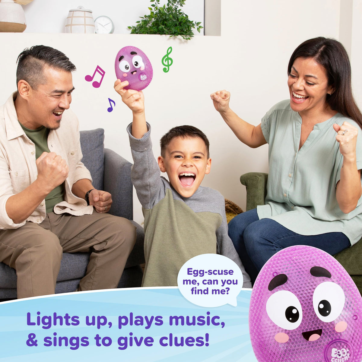 Eggcellent by Relatable — Kid-Friendly Hide & Seek Toy for Toddlers 3+