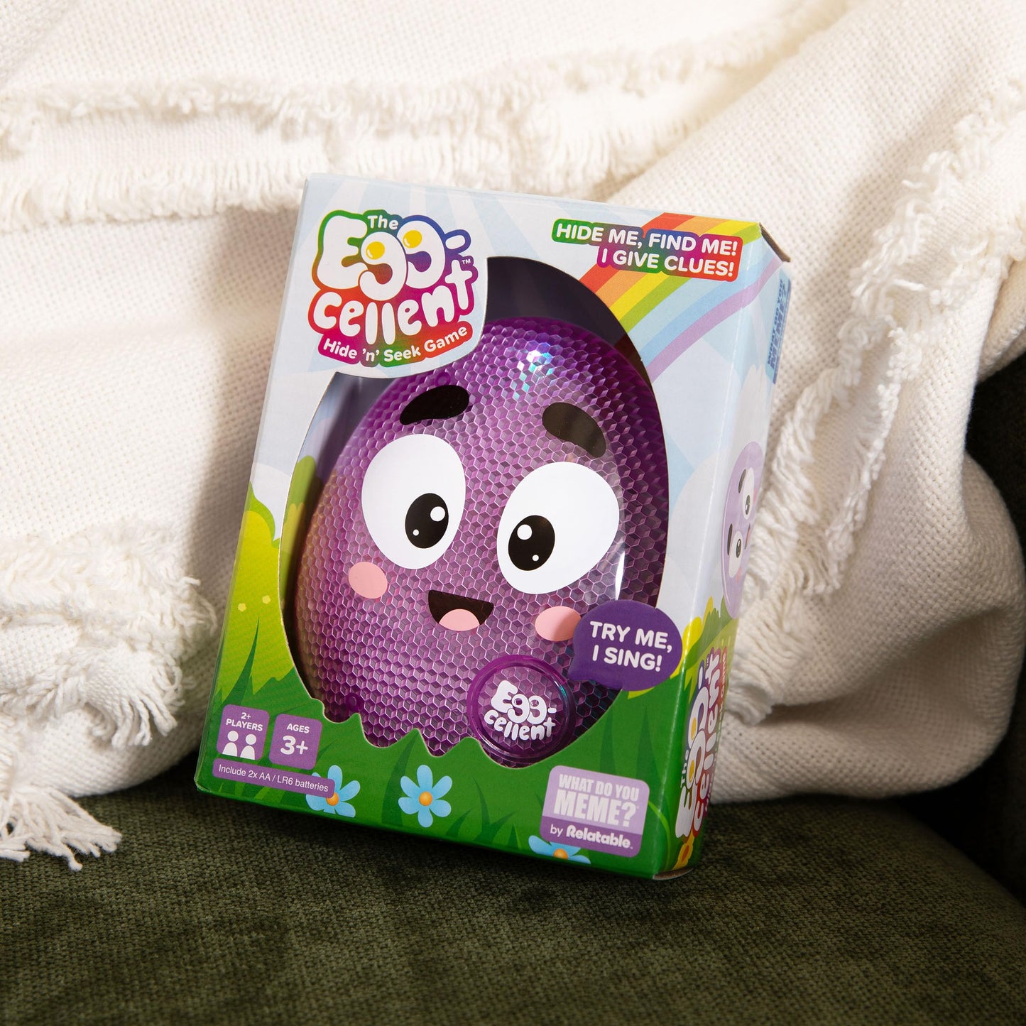 Eggcellent by Relatable — Kid-Friendly Hide & Seek Toy for Toddlers 3+