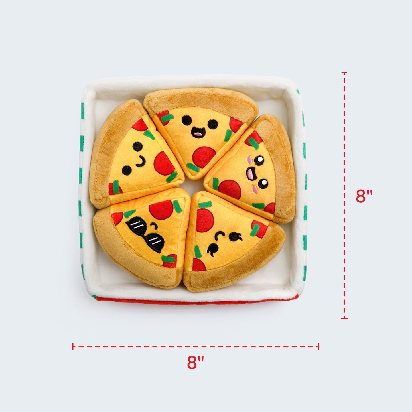 WHAT DO YOU MEME? Emotional Support Pizza Plush — Cute, Funny Stuffed Pizza Friends