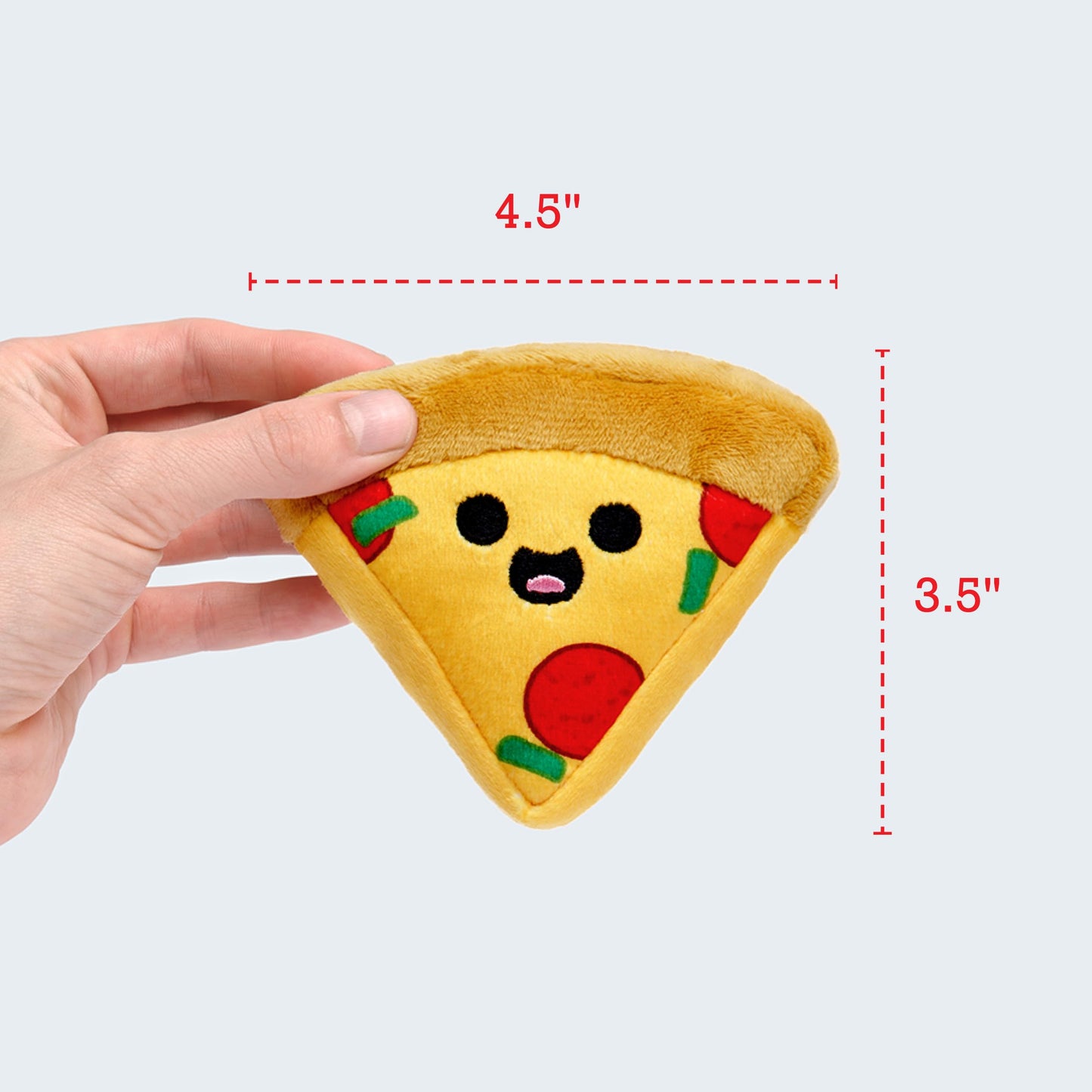WHAT DO YOU MEME? Emotional Support Pizza Plush — Cute, Funny Stuffed Pizza Friends