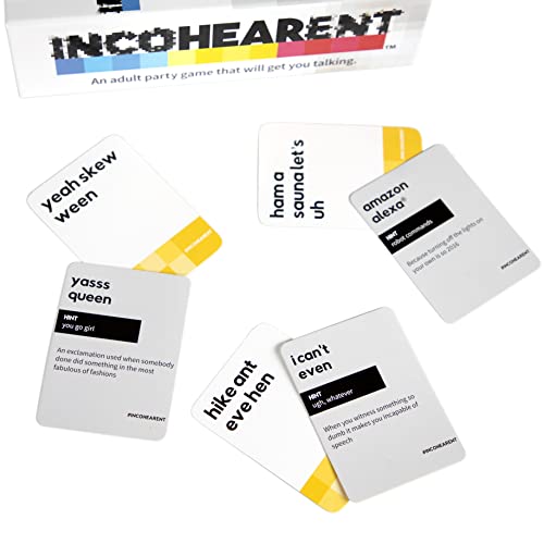WHAT DO YOU MEME? Incohearent — The Guess-The-Gibberish Party Game for Adults (300 Cards)