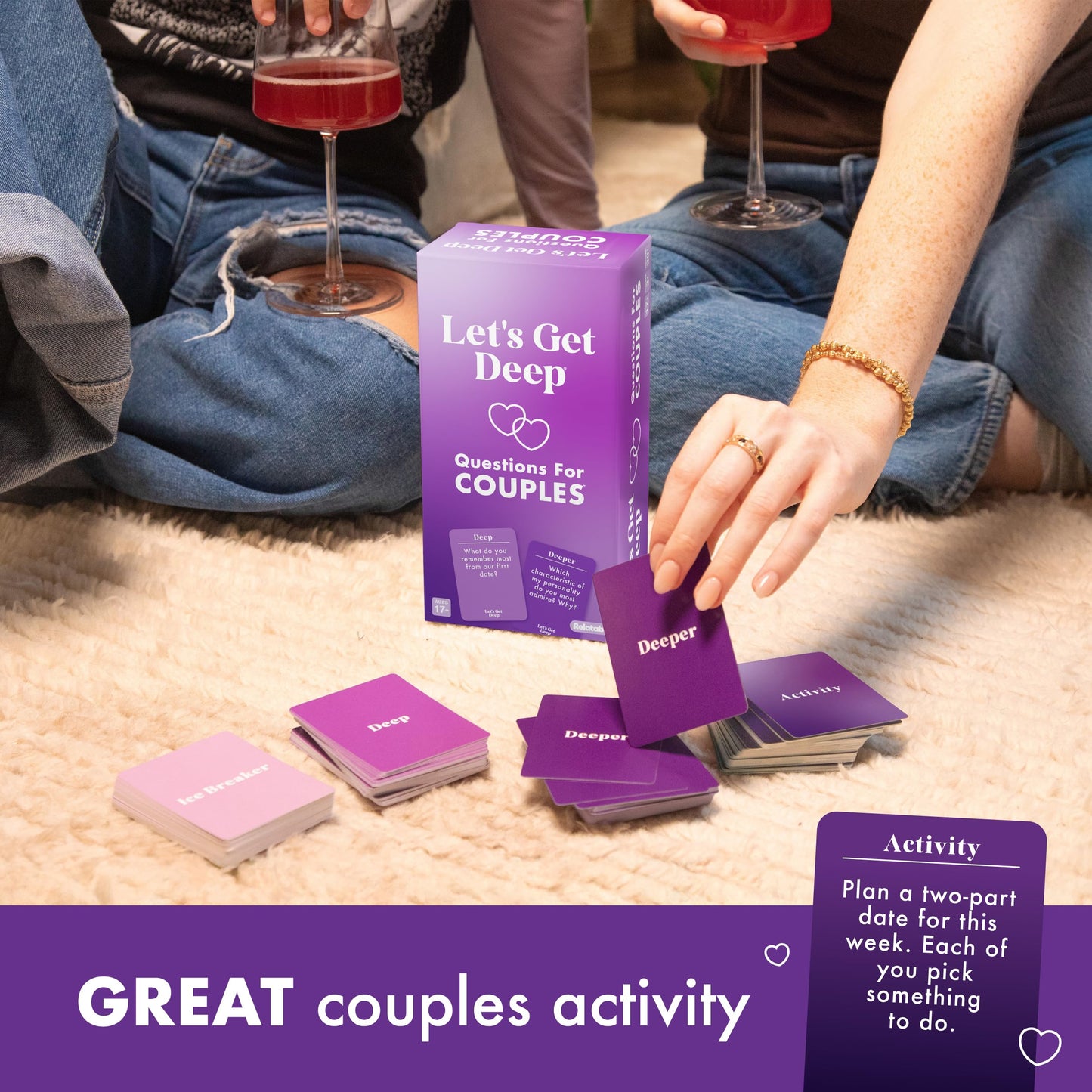 WHAT DO YOU MEME? Let’s Get Deep by Relatable – Valentine’s Day Couples Game, 200 Questions