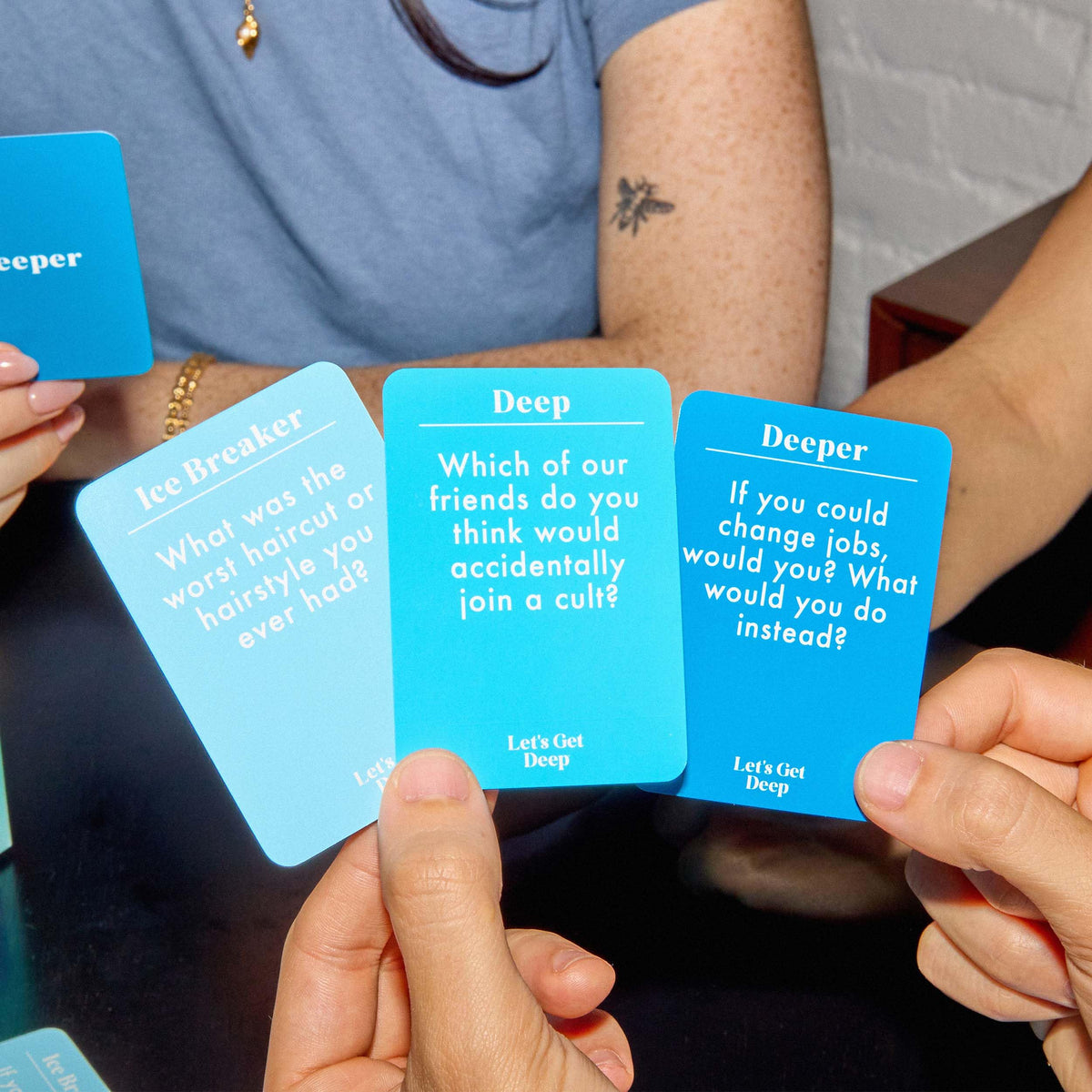 WHAT DO YOU MEME? Lets Get Deep: Friends Edition — Fun Group Card Game for Adults, Galentines, and Friends Night