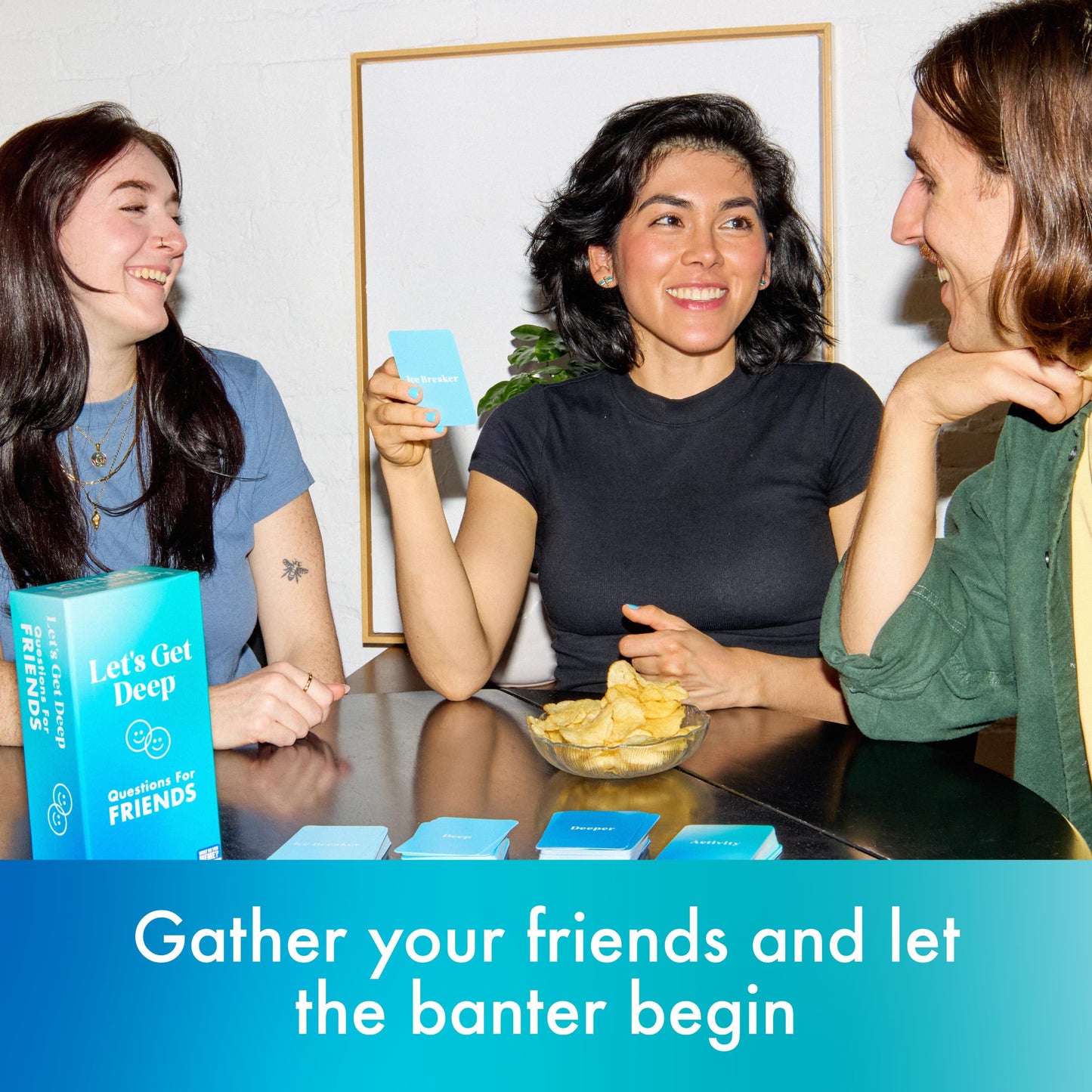 WHAT DO YOU MEME? Lets Get Deep: Friends Edition — Fun Group Card Game for Adults, Galentines, and Friends Night