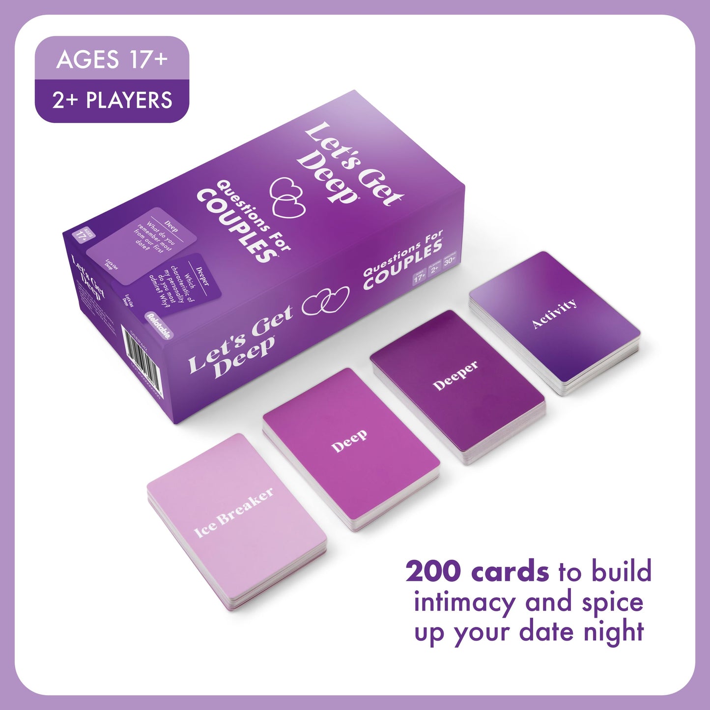 WHAT DO YOU MEME? Let’s Get Deep by Relatable – Valentine’s Day Couples Game, 200 Questions