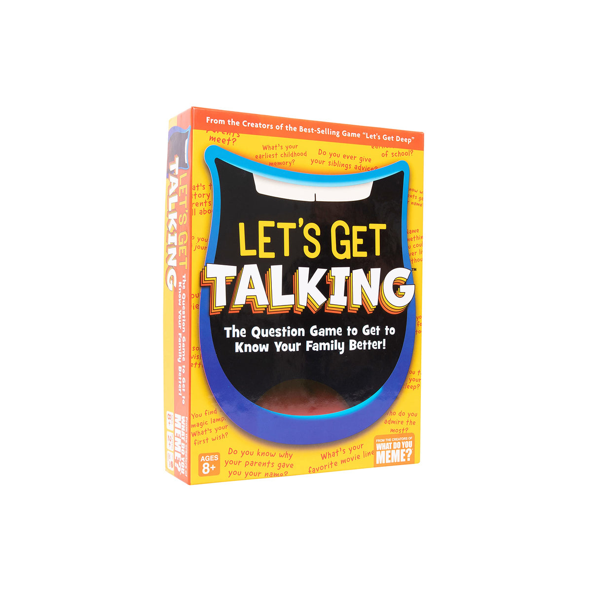 WHAT DO YOU MEME? Let's Get Talking — 400-Card Family Question Game for Ages 8+