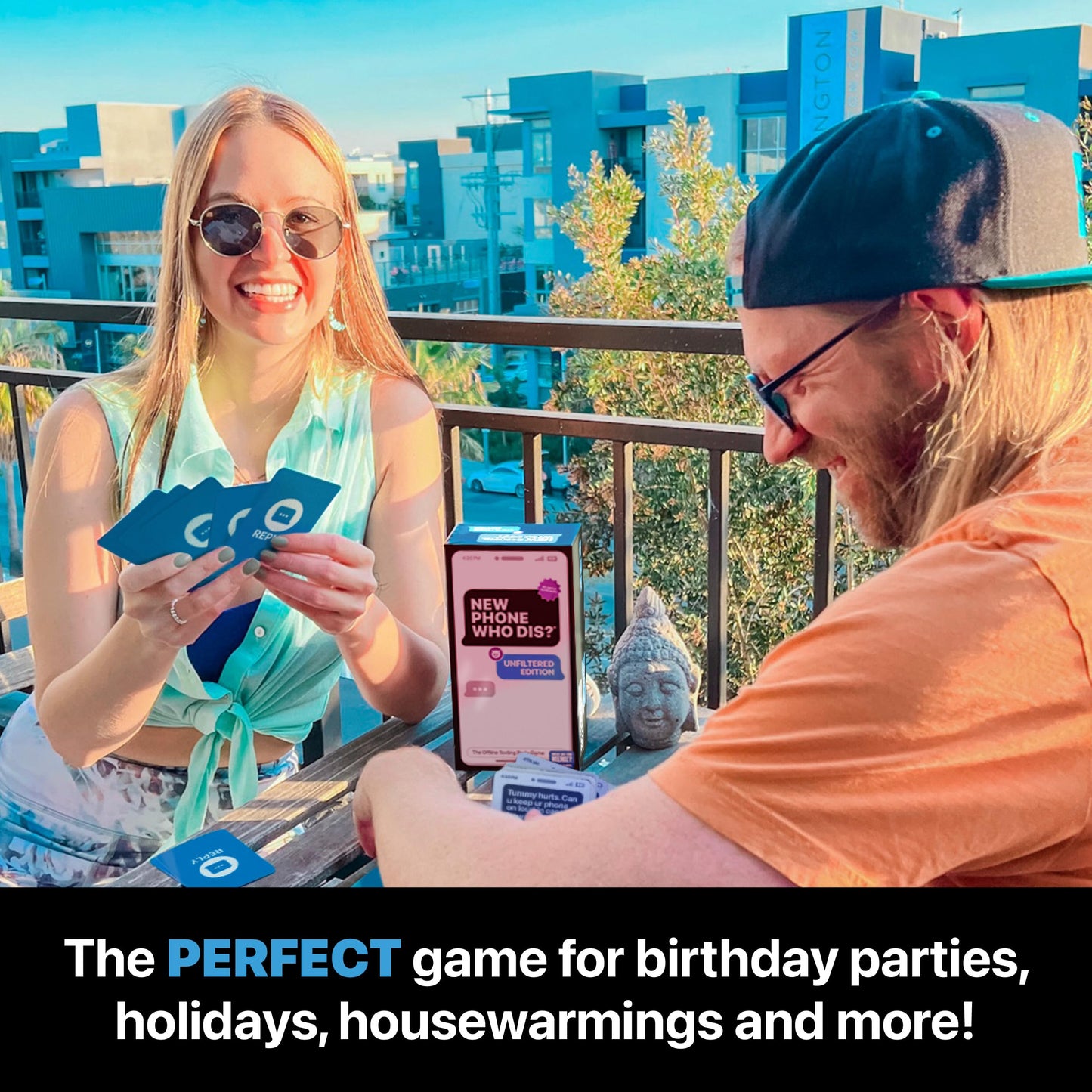WHAT DO YOU MEME? New Phone, Who Dis? Spicier Edition – Adult Party Card Game (50 Inbox, 250 Reply Cards)
