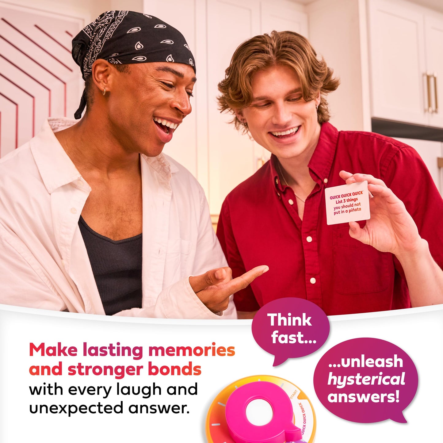 QU!CK QU!CK QU!CK by WHAT DO YOU MEME? — Fast-Paced Party Card Game for All Ages