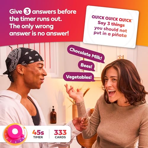 QU!CK QU!CK QU!CK by WHAT DO YOU MEME? — Fast-Paced Party Card Game for All Ages