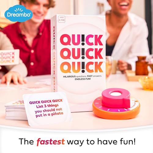 QU!CK QU!CK QU!CK by WHAT DO YOU MEME? — Fast-Paced Party Card Game for All Ages
