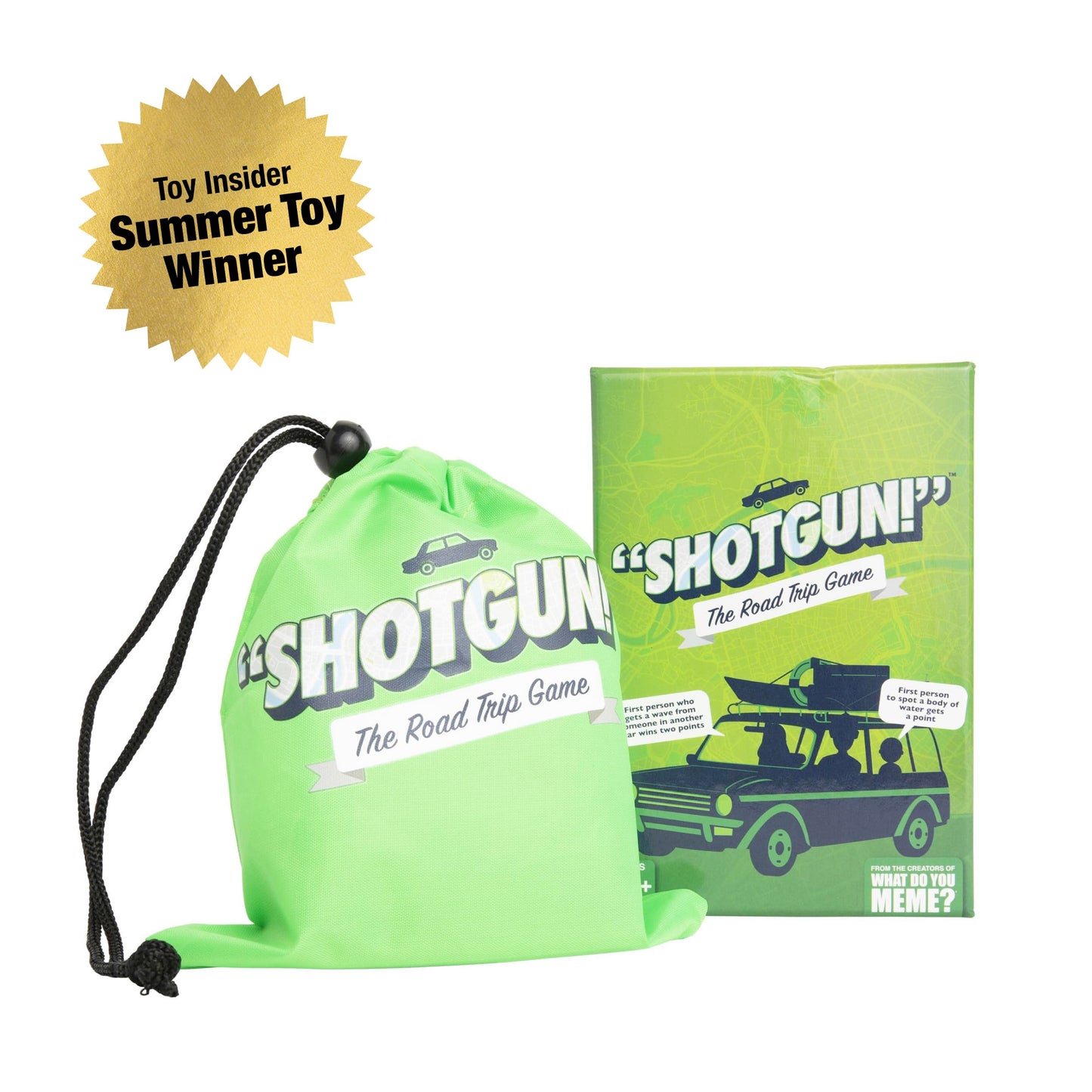 WHAT DO YOU MEME? Shotgun! Road Trip Card Game for Families | Relatable