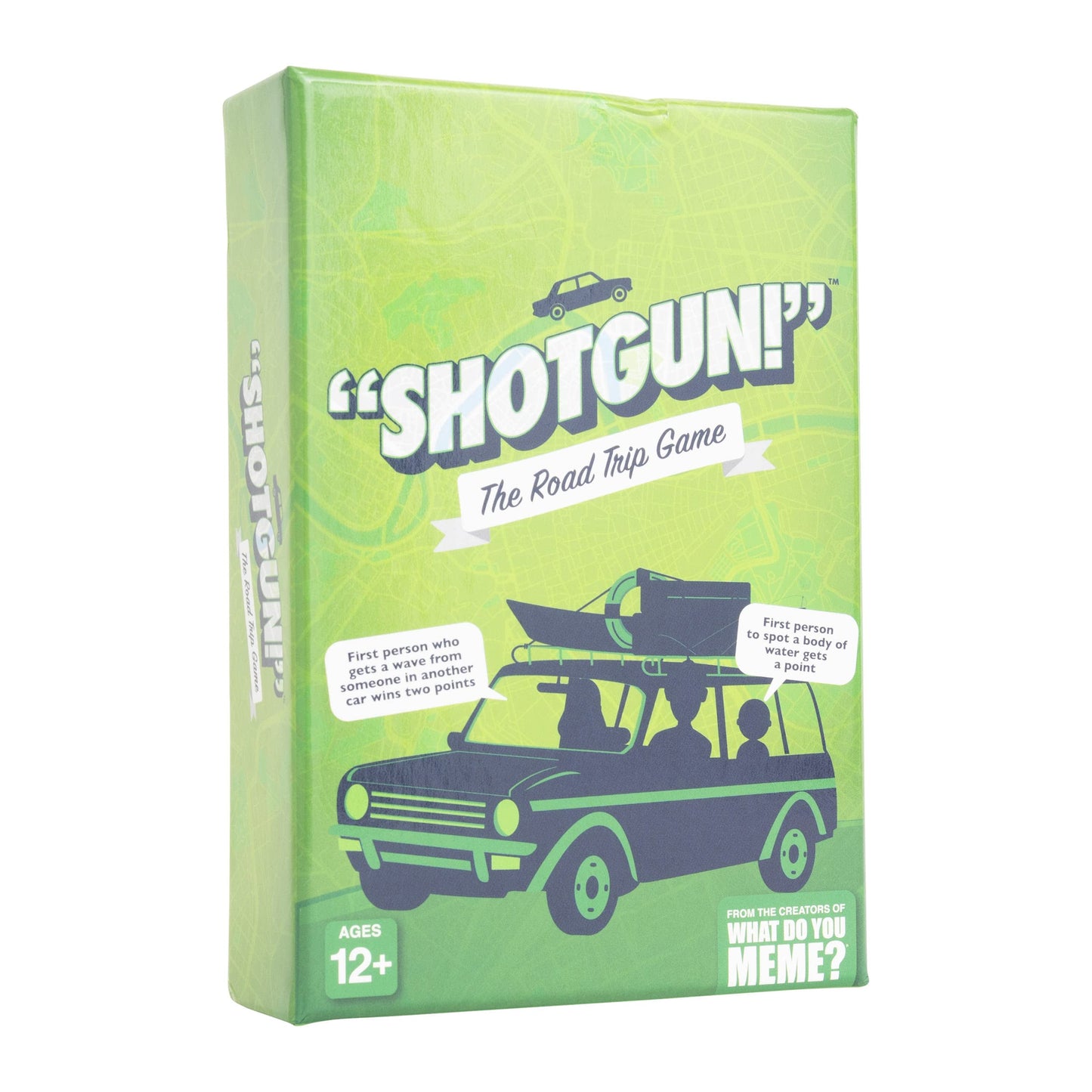 WHAT DO YOU MEME? Shotgun! Road Trip Card Game for Families | Relatable