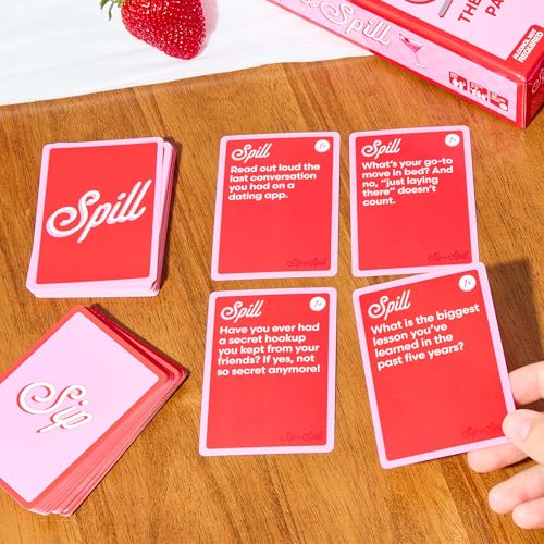 Sip or Spill Party Drinking Game by Relatable – 200 Cards, Adult Social Card Game