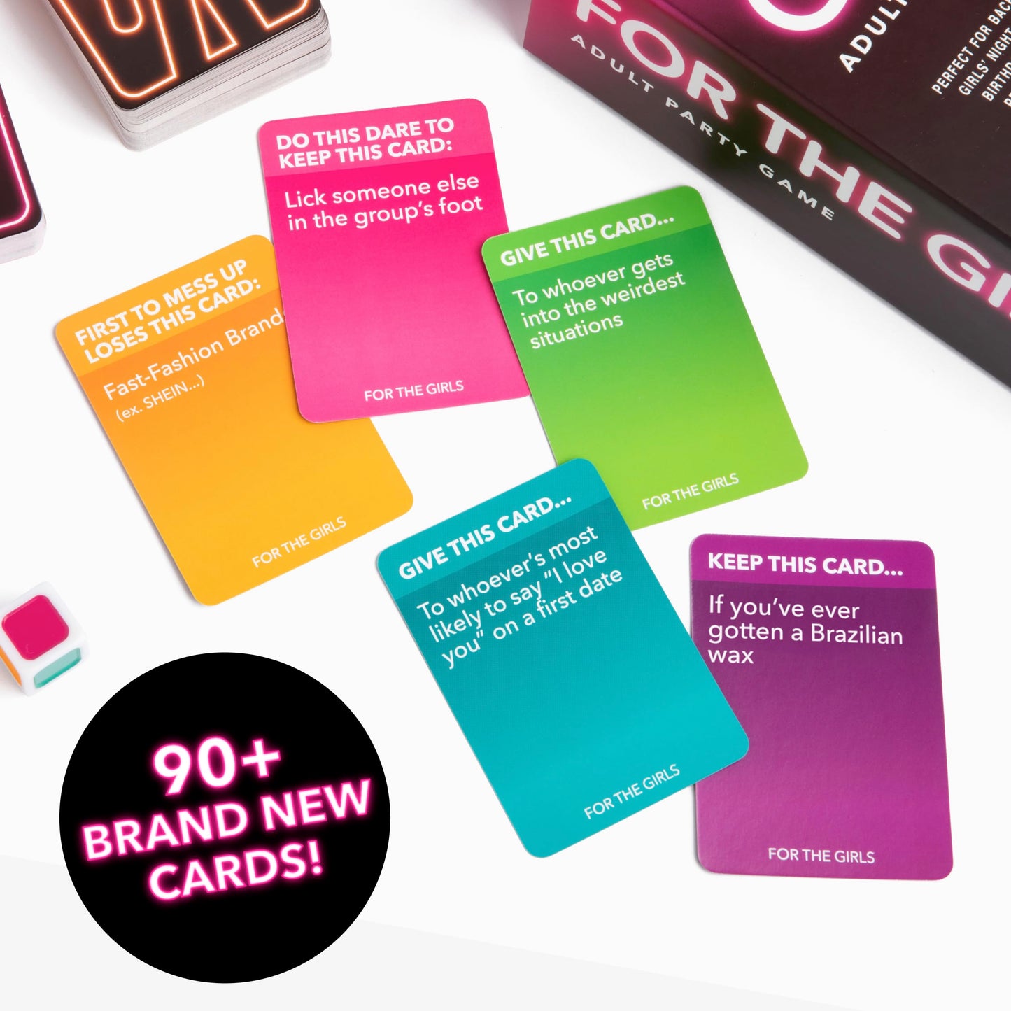 WHAT DO YOU MEME? The Girls Card Game by Relatable | Galentines & Friends, 400 Cards