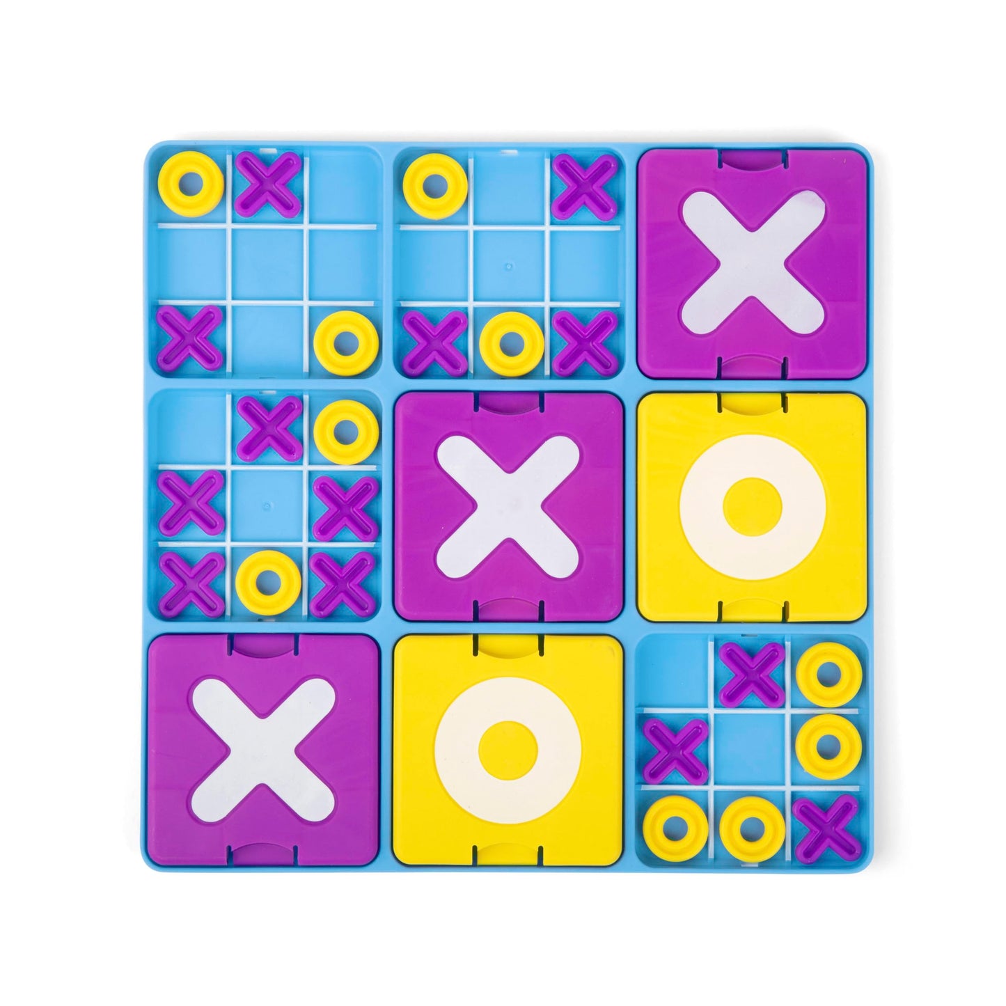 Ultimate Tic Tac Toe by WHAT DO YOU MEME? Travel-Ready 2-Player Strategy Game