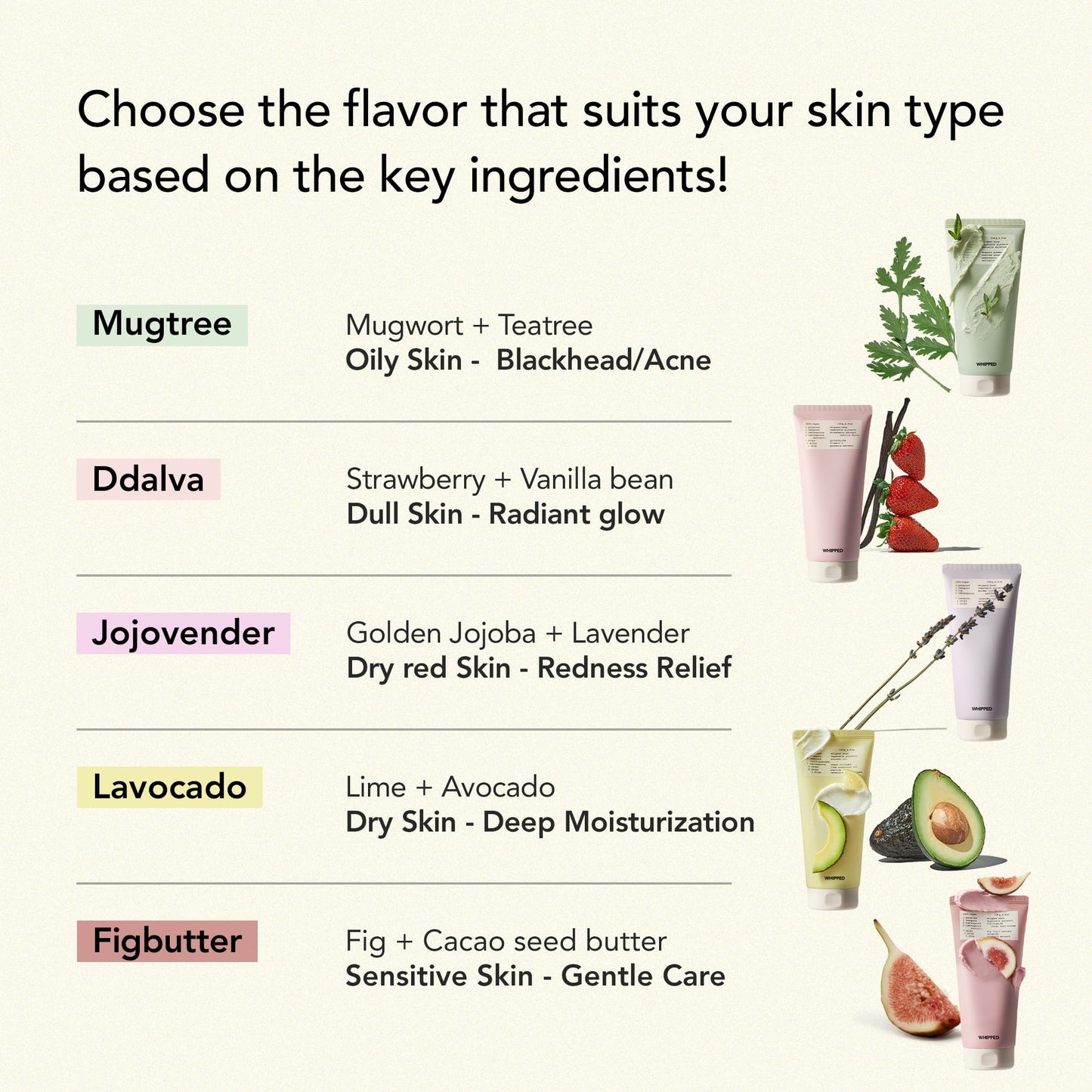 Whipped Semo Korean Skincare Face Wash – Vegan Dual Cleanser & Mask for Dry Skin