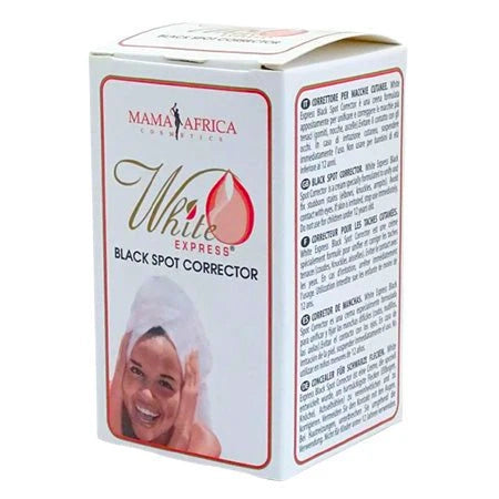 Mama Africa White Express Black Spot Corrector for Targeted Dark Spot Reduction for Even Skin Tone 30 ml/1.01 oz