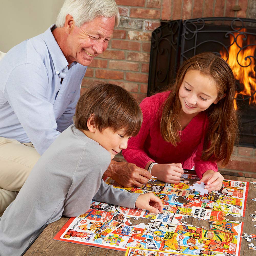 White Mountain Puzzles State Plates 500-Piece Jigsaw Puzzle – Americana License Plate Collage