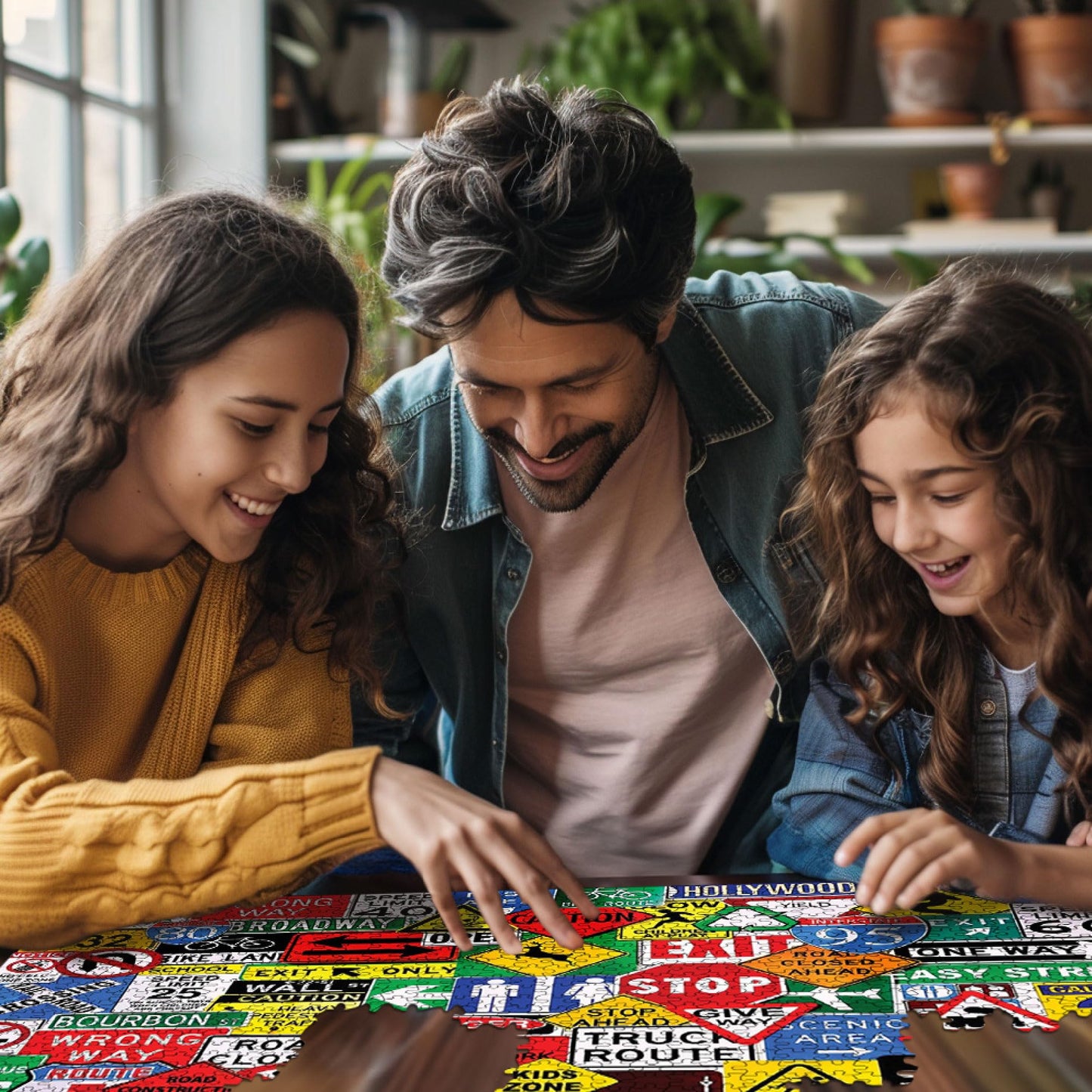 White Mountain Puzzles Road Signs - 500pc Jigsaw Puzzle | Made in USA
