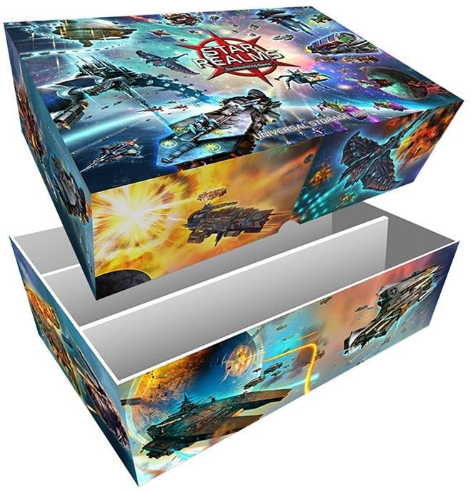 White Wizard Games Star Realms Universal Storage Box – Durable Deck Box for Star Realms