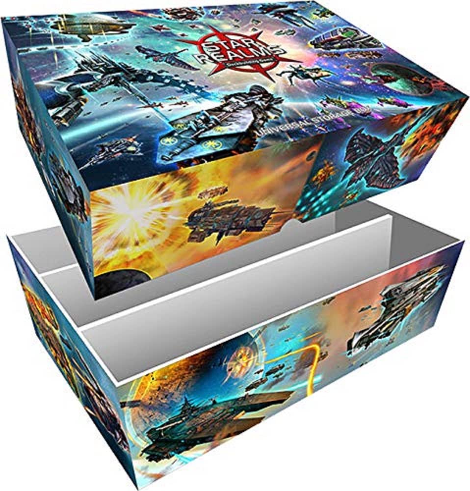 White Wizard Games Star Realms Universal Storage Box – Durable Deck Box for Star Realms