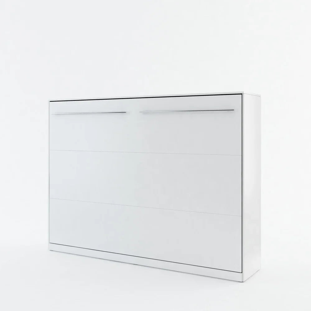 Double (140cm) Horizontal Wall Bed with Cabinet