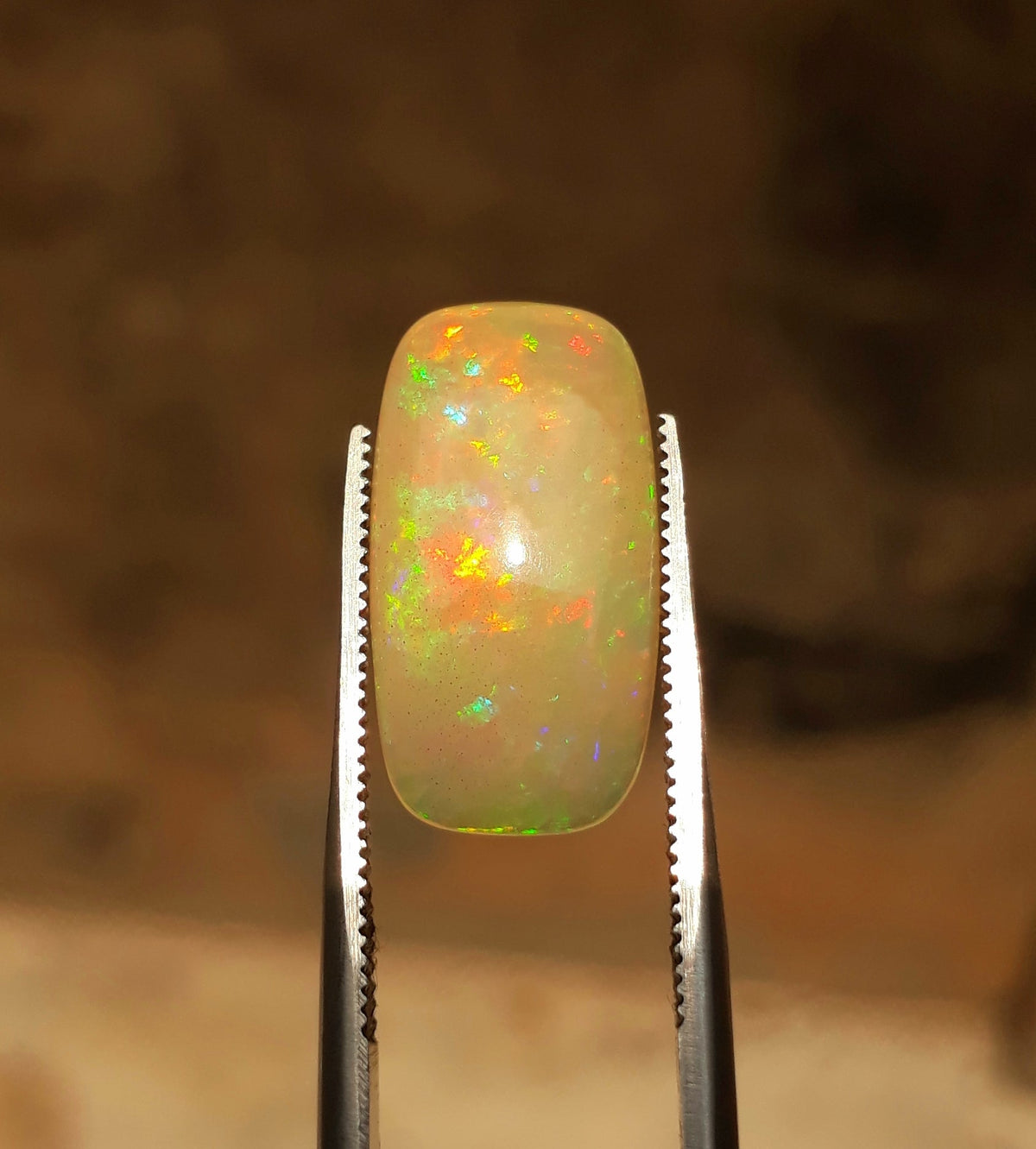 Opal for Sale - White Fire Opal - Welo Opal - October Birthstone - 19x10mm 4ct
