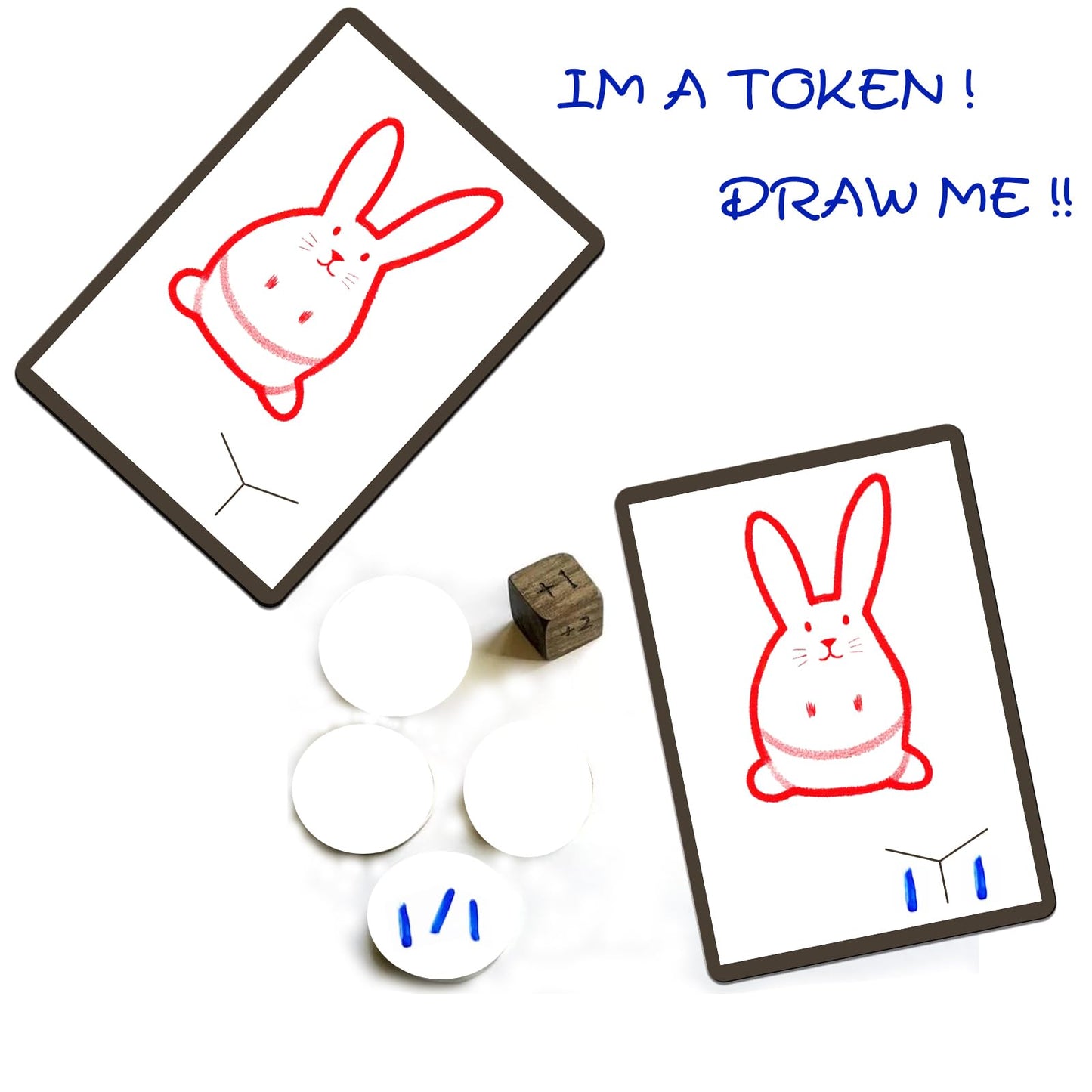 WIETUNV 52-Pack MTG Tokens — Premium PVC Double-Sided Proxy Cards for Magic: The Gathering