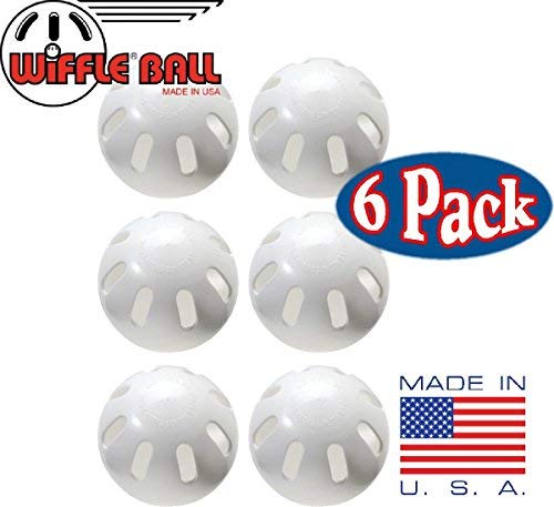 WIFFLE Ball 6 Baseballs & 2 32-Inch Bats – Official Size Set