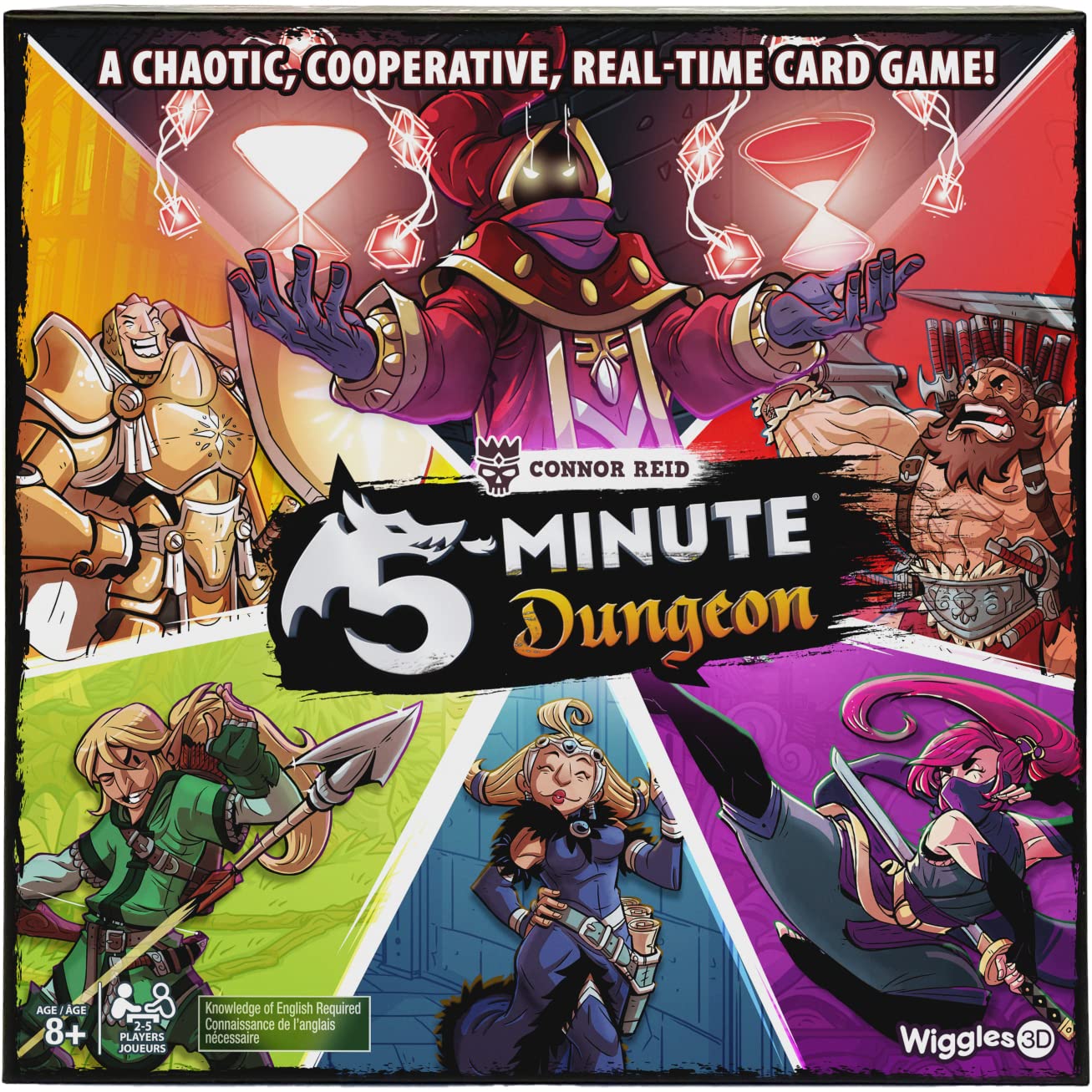 Wiggles 3D 5-Minute Dungeon — Chaotic Co-Op Real-Time Card Game for 2-5 Players