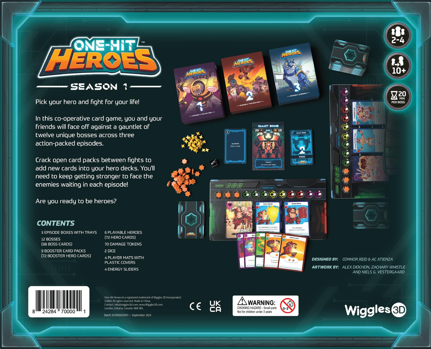 Wiggles 3D One-Hit Heroes Limited Edition – Co-op Boss Battle Card Game | Big Box Edition