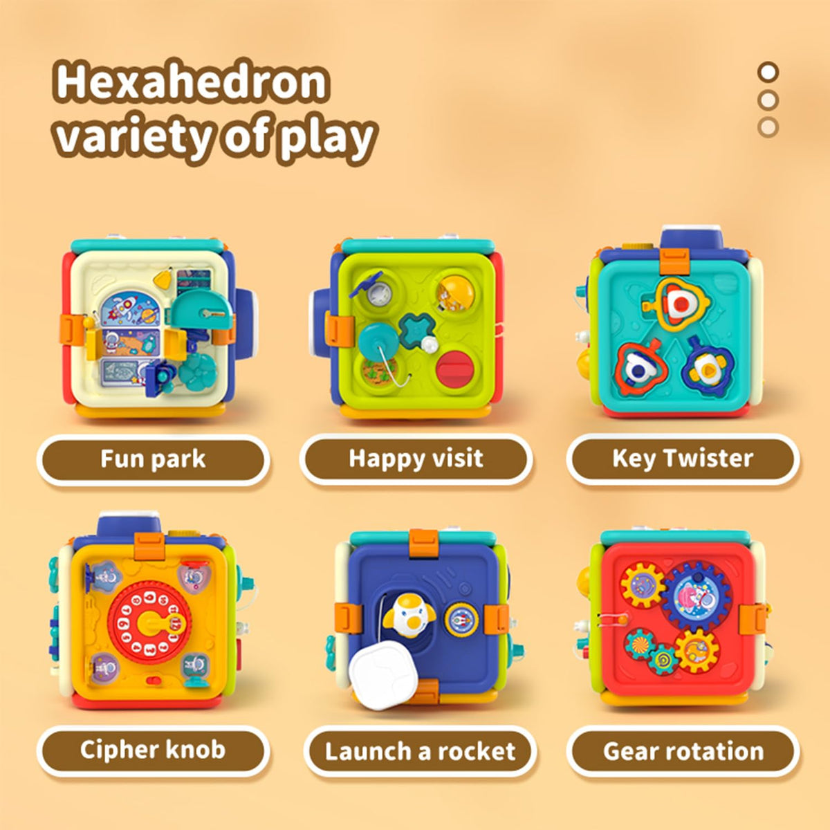 WIIBAAHO Montessori Busy Board for 1 Year Olds – Sensory & Educational Toddler Toy