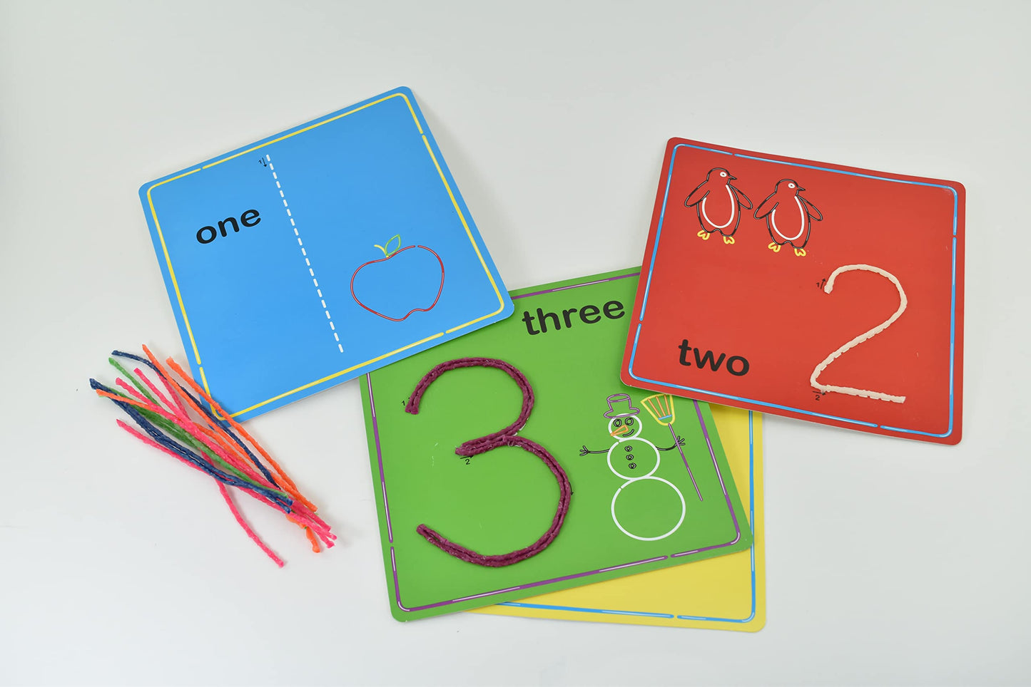 WikkiStix Early Learning Trio – Alphabet, Numbers & Shapes for Easy Preschool Learning | Made in The USA
