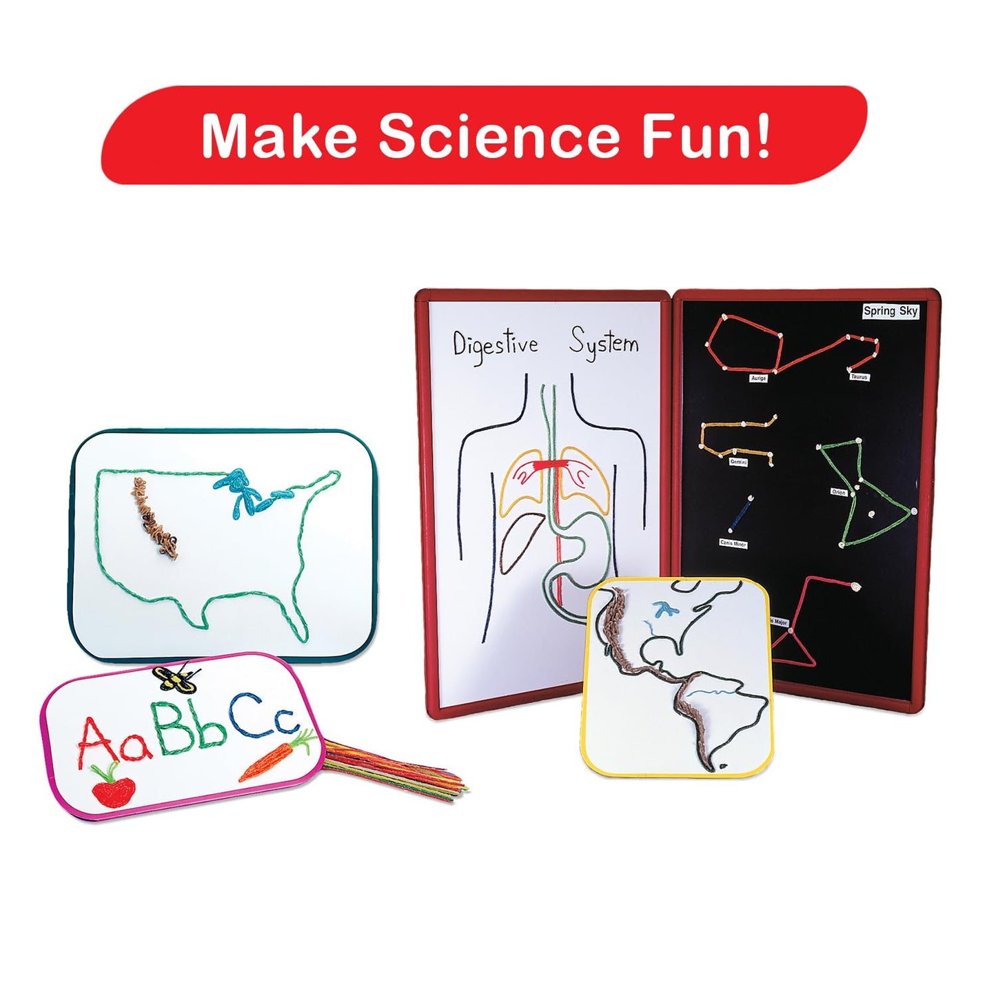 Wikki Stix Big Count Box: 468 Stix in 13 Colors + 12-Page Idea Booklet | Made in USA