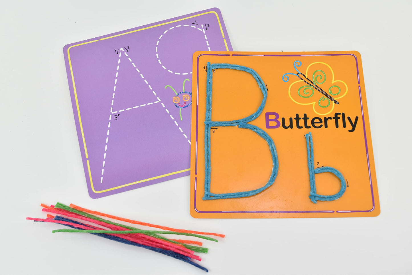 WikkiStix Early Learning Trio – Alphabet, Numbers & Shapes for Easy Preschool Learning | Made in The USA
