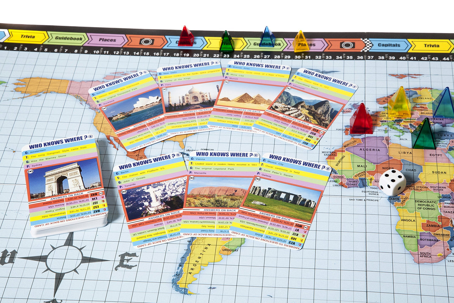 Who Knows Where? - Global Location Guessing Board Game by Wild Card Games